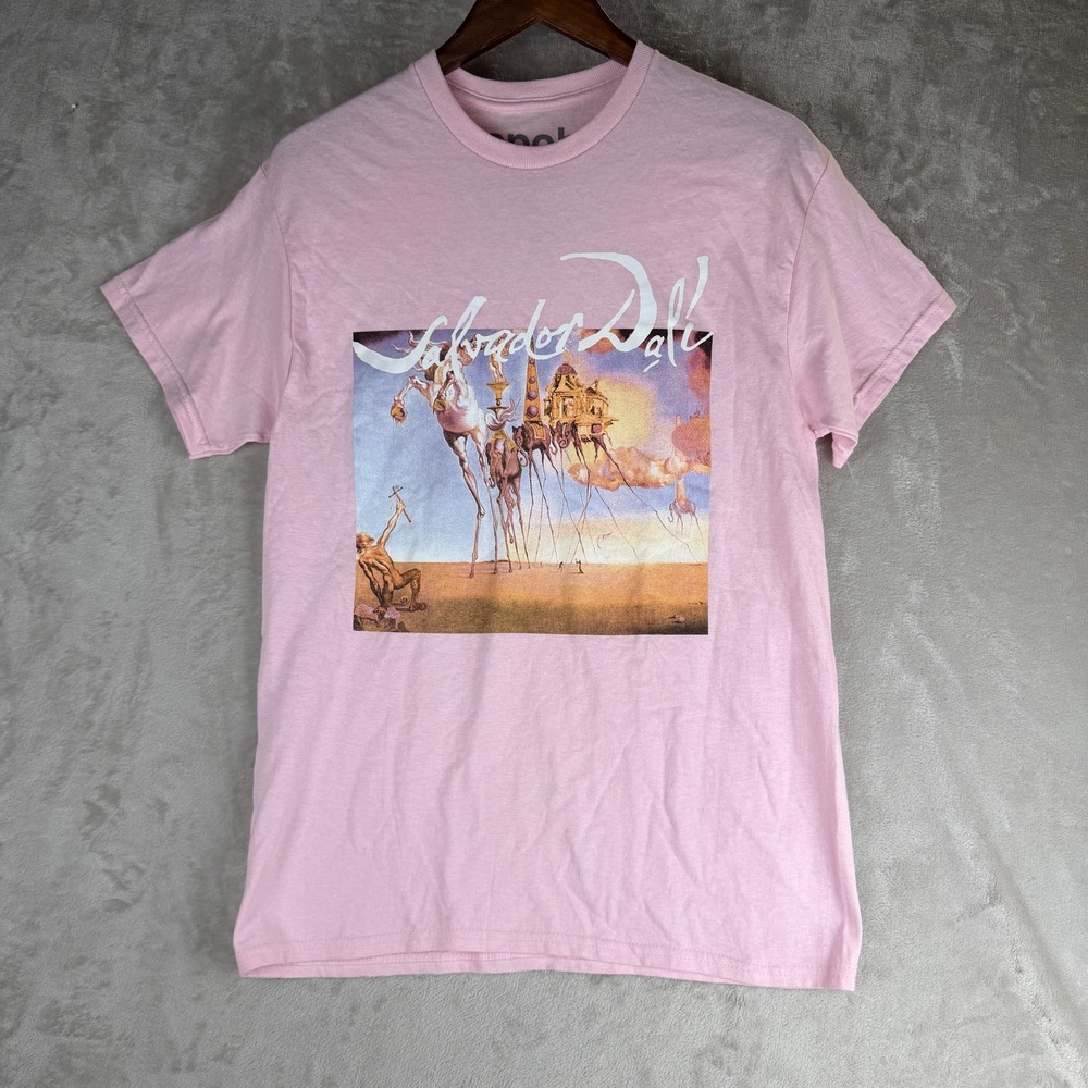Apoh London Salvador Dali The Temptation of St Anthony Pink Graphic T-Shirt M